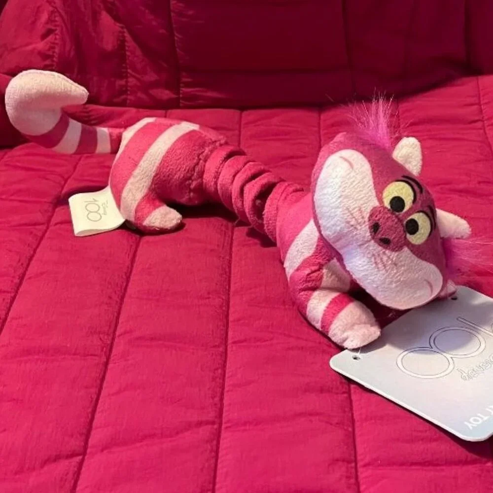 BRAND NEW ~ NWT ~ DISNEY 100 ~ ALICE IN WONDERLAND ~ CHESHIRE CAT ~ COIL CAT TOY
